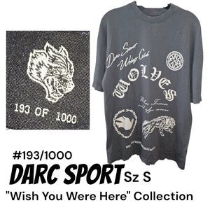 Darc Sport MD 193/1000 Wolves NFGU 2024 Wish You Were Here Gray Graphic Shirt